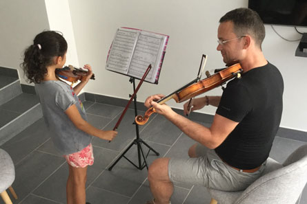 Cours privé de violon à domicile